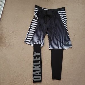 Oakley Mens Workout Leggings w. Boardshorts